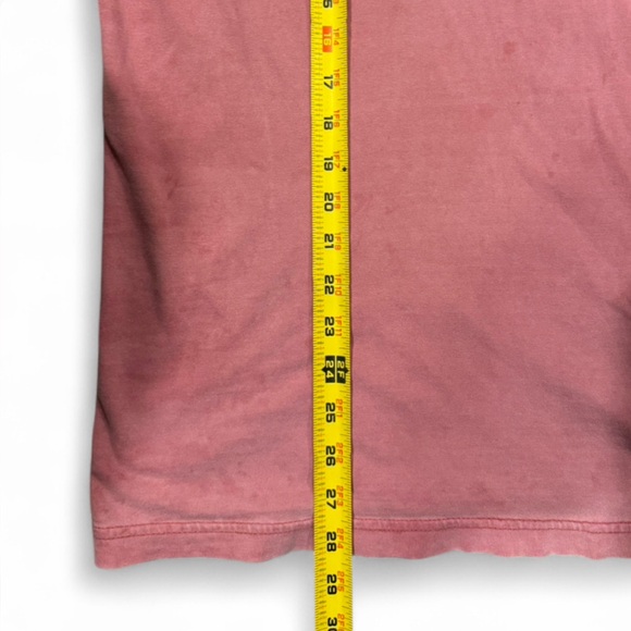 VTG Men’s Sun-bleached Red Grunge Nautical Pocket Graphic T-Shirt Size Large - Picture 5 of 5
